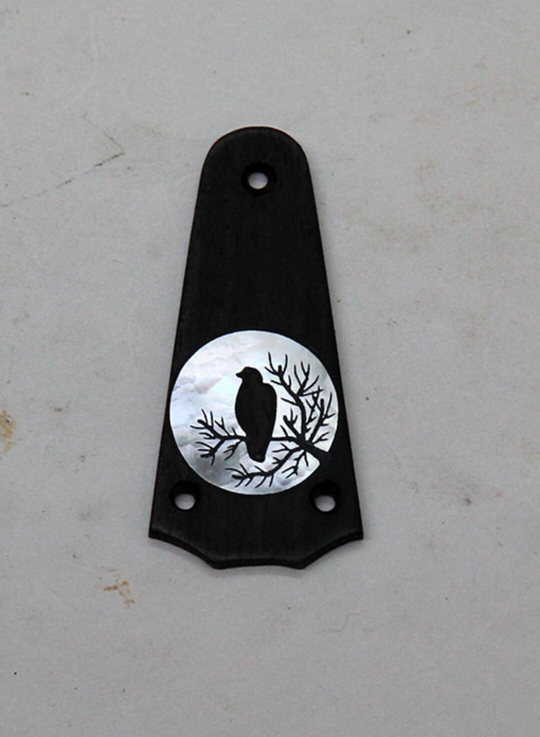 Truss Rod Cover With Raven Silhouette Inlay Will Fit Taylor 3 - Etsy