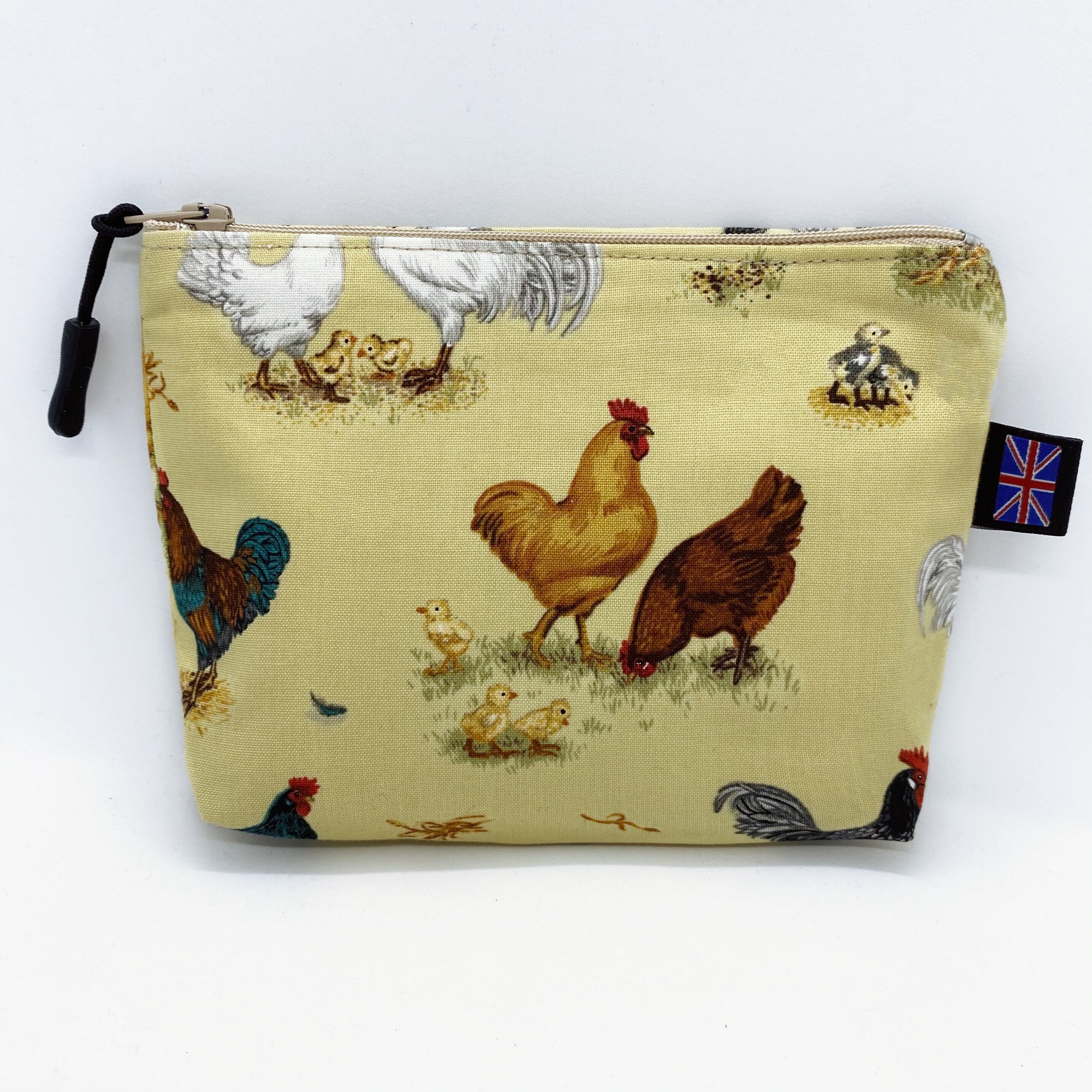 Chicken Coin Purse Makeup Bag British Handmade Cosmetics | Etsy
