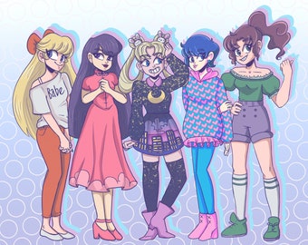 Sailor Scouts Print