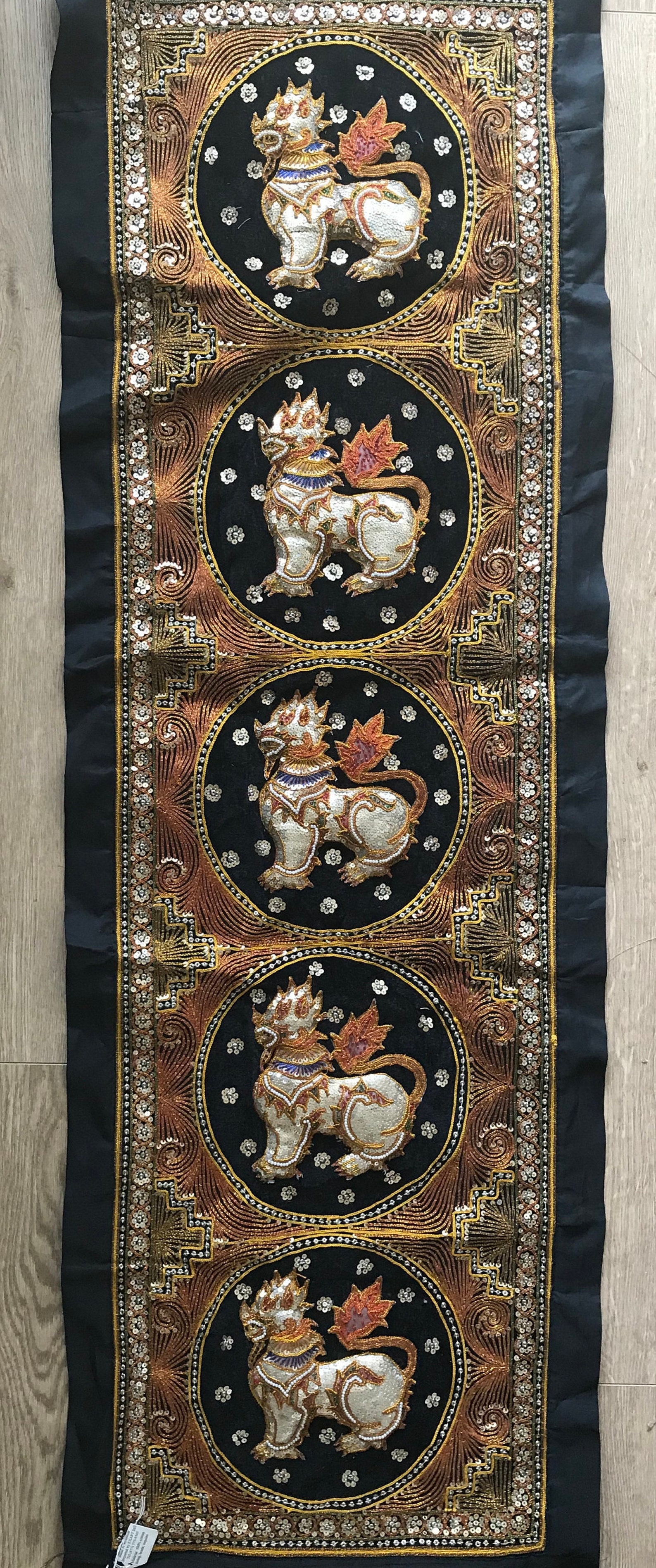 Burmese Kalaga / Tapestry Vintage Etsy