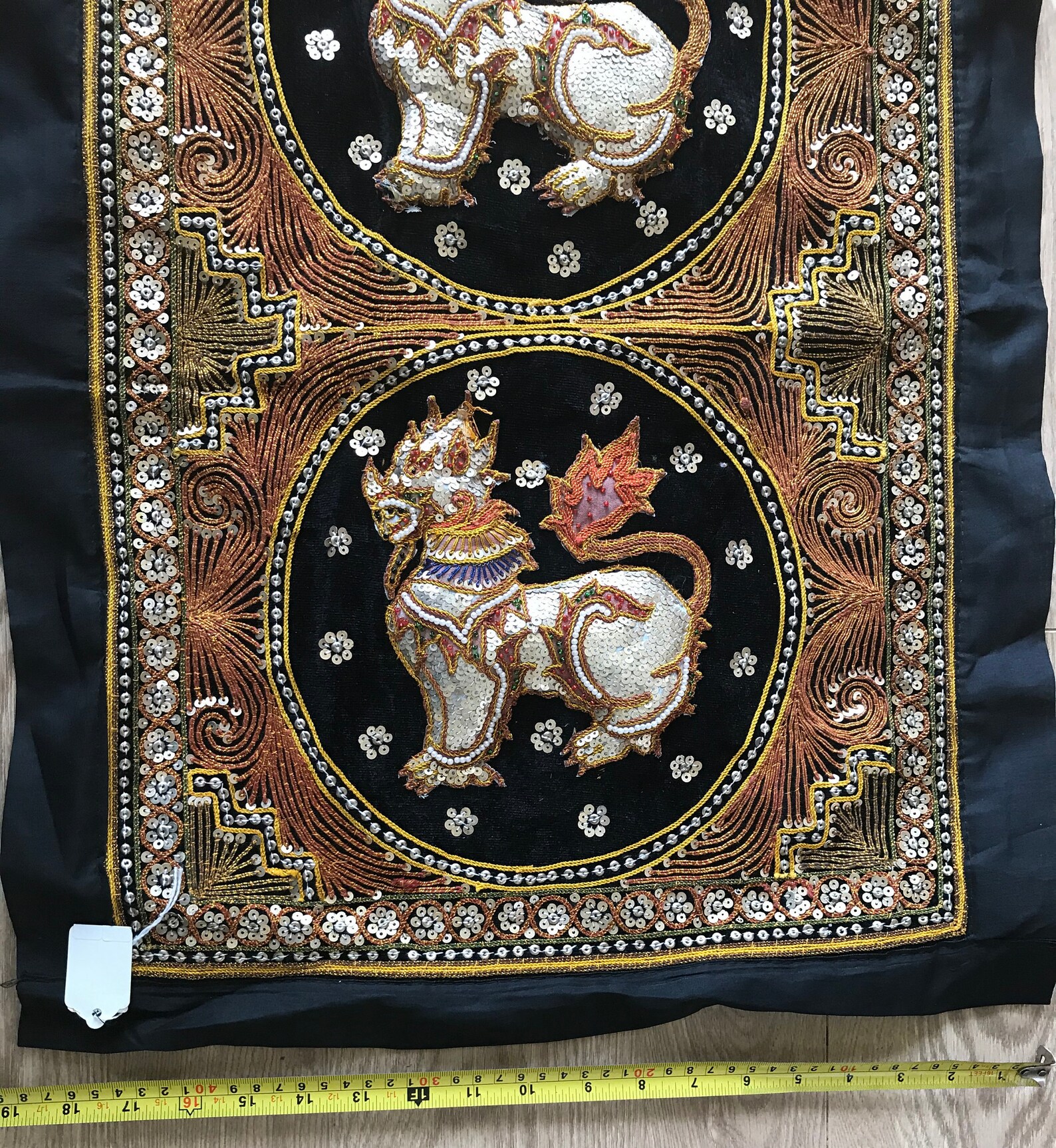 Burmese Kalaga / Tapestry Vintage Etsy