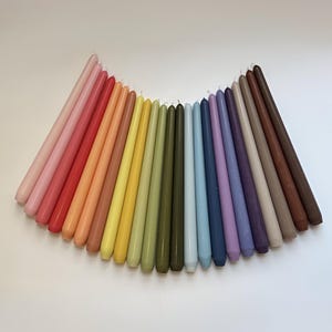 Velas cónicas, goteo mínimo, candelabros, velas cónicas de colores, decoración para bodas y fiestas, cera de parafina, a granel, individuales, en pares, personalizadas