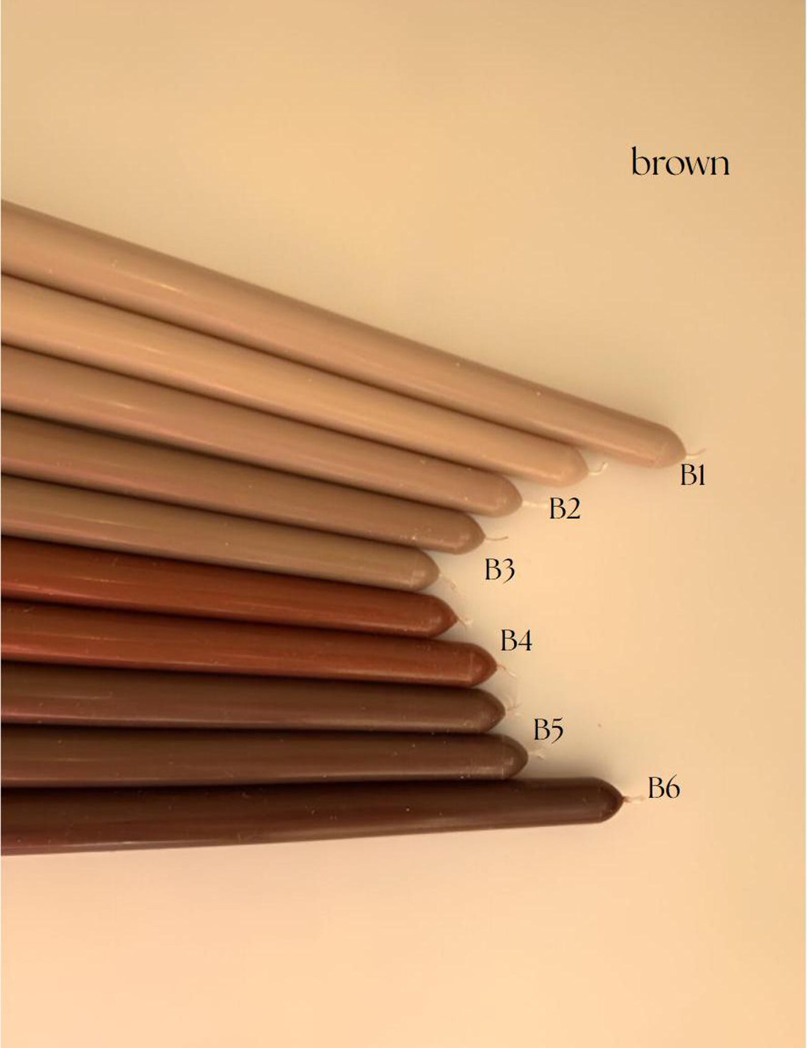 Taper Candles, B6, 8 Inches