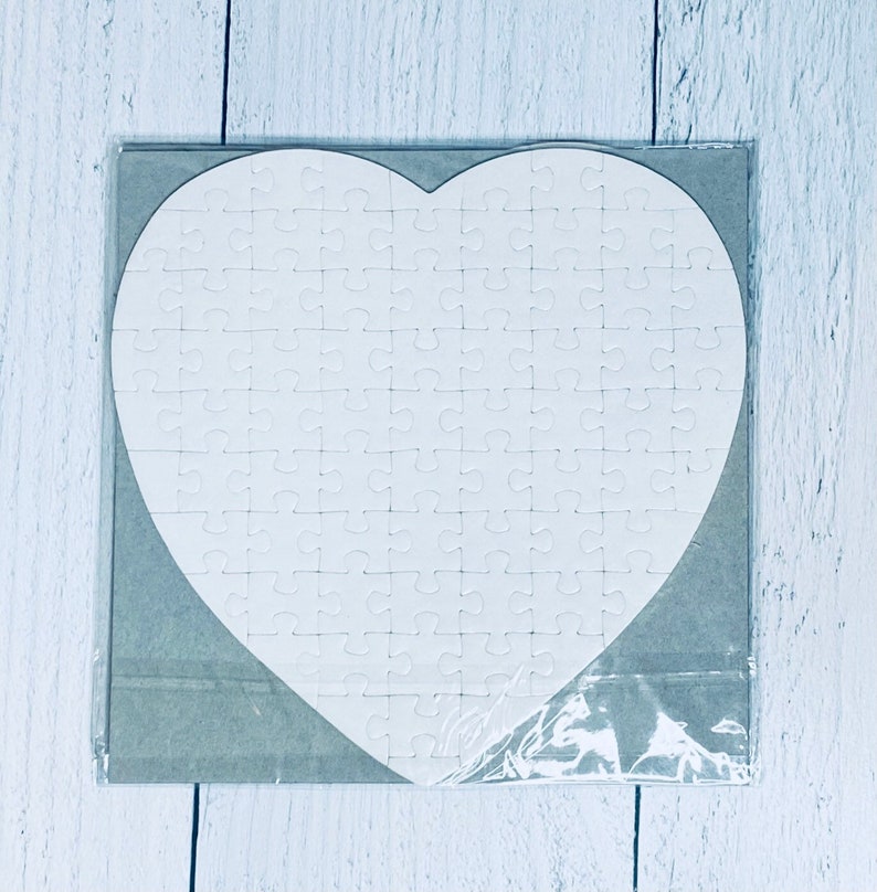 A4 Sublimation blanks - Heart Jigsaw Puzzle