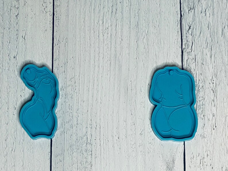 Sexy Woman Full Figured Silhouette Keychain Silicone Mold Etsy