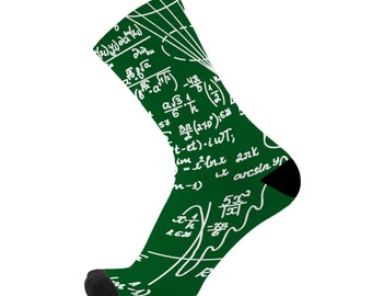 Red Fox Bamboo Sox. Nerd socks.Accountant socks.Teacher socks.Mathematic socks.Genius socks.Good Kids Socks.equation socks