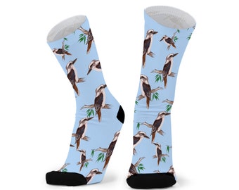 Kookaburra Australian Souvenir Bird Socks.