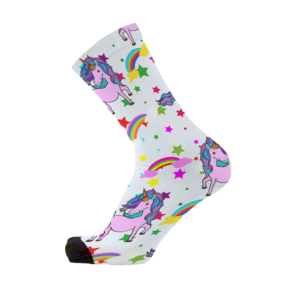 Bio Bambus Einhorn Socken - Regenbogen Fairytale Design - Etsy sterreich