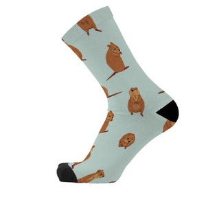 quokka socks.animal Bamboo socks.australian animal socks. unisex socks.