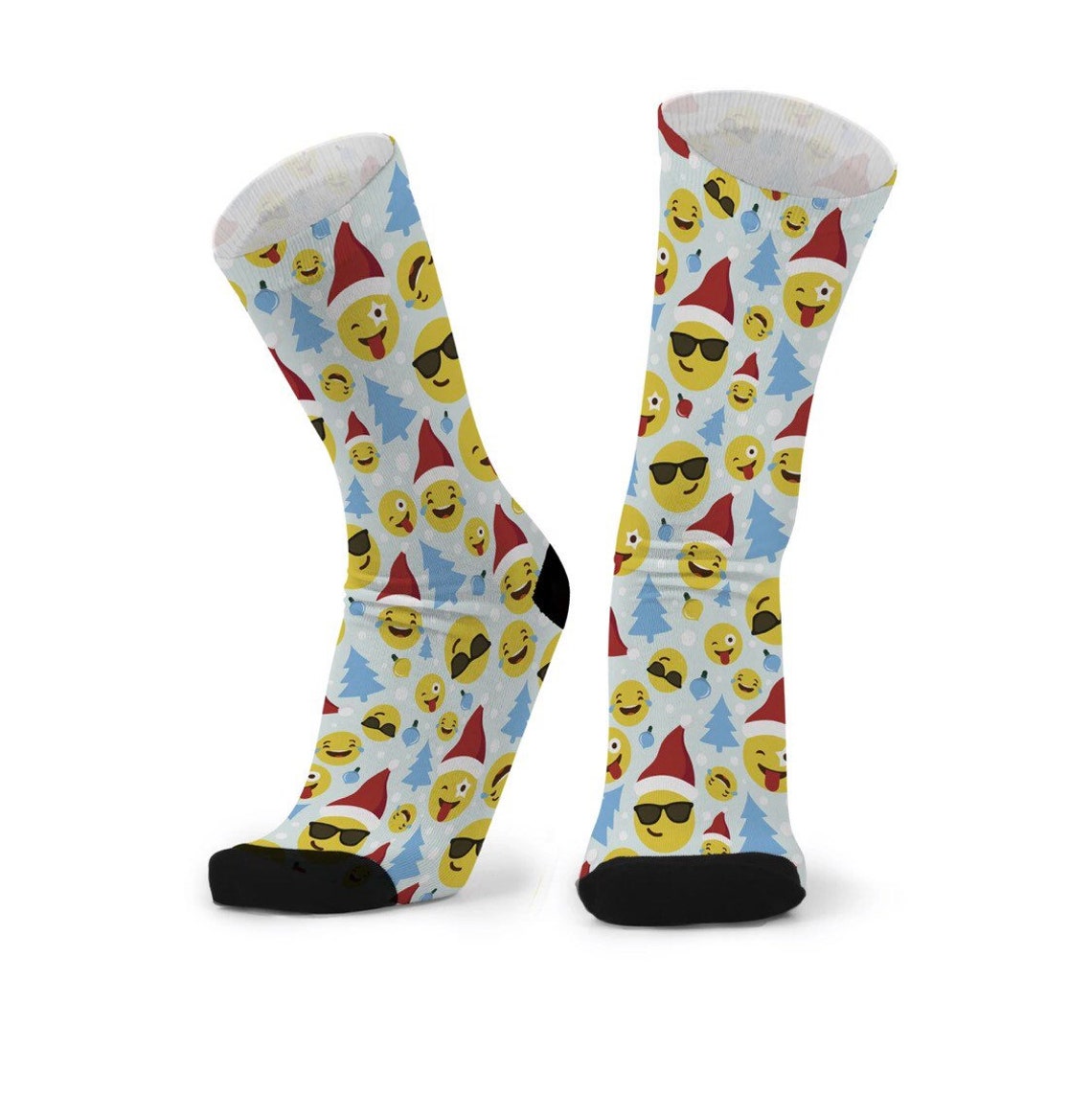 Bamboo fibre Red Fox Socks.Emoji socks. Christmas socks Etsy