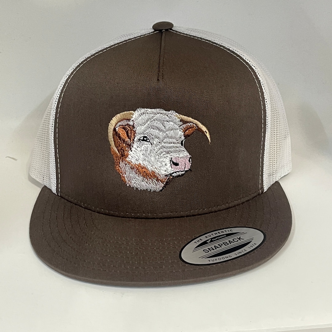 Hereford Snapback Bull Toro Bullhead Semental Snapback Hat Cowboy