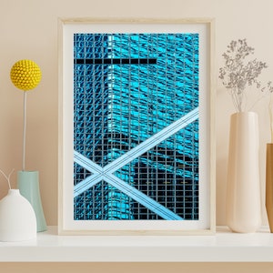 Fotografia de Edifício Minimalista: Impressão Artística de Arquitetura Moderna (Download Digital)