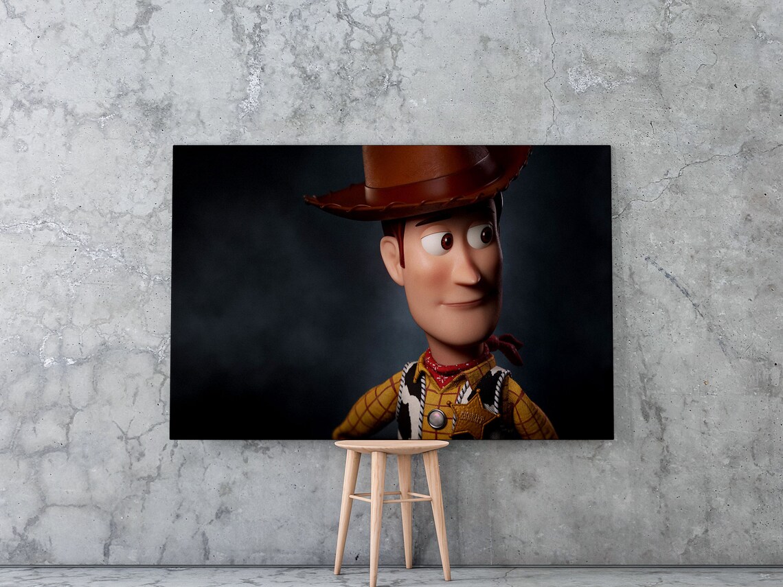 Disney Pixar Woody Toy Story 4 Art High Quality Handmade | Etsy