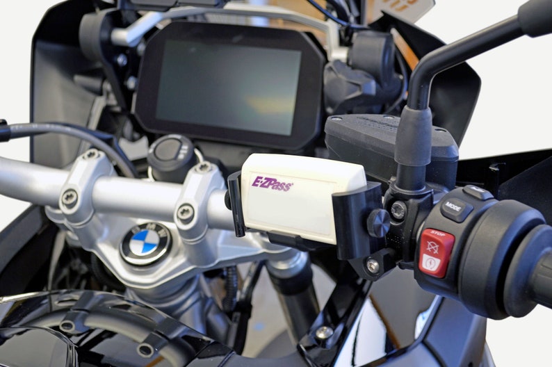 Custom EZ PASS HOLDER for Motorcycles black Anodized Perch - Etsy