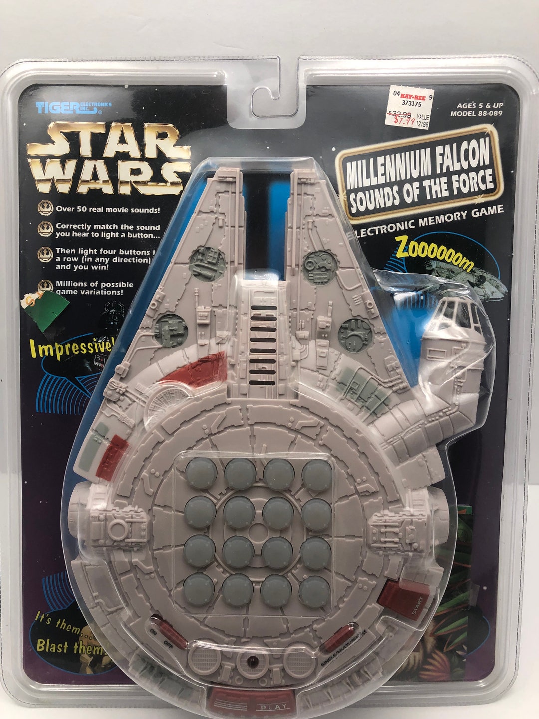 Star Wars Millenium Falcon Sounds of the Force Electronic Memory Game ...