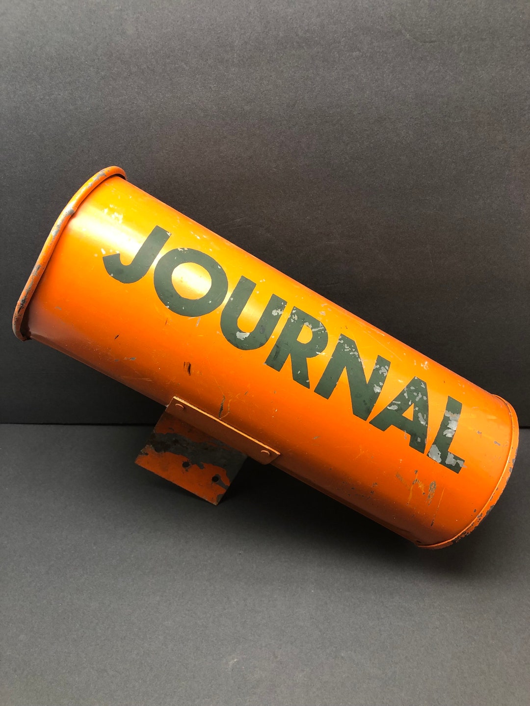 Newspaper Tube Vintage Metal Oregon Journal Newspaper Tube Orange Etsy bright-red-newspaper-pattern-on-craiyon