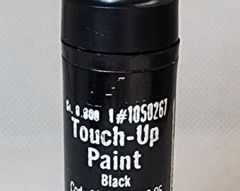 Vintage GM Black Touch-Up Paint Bottle – 1970s Collector Display