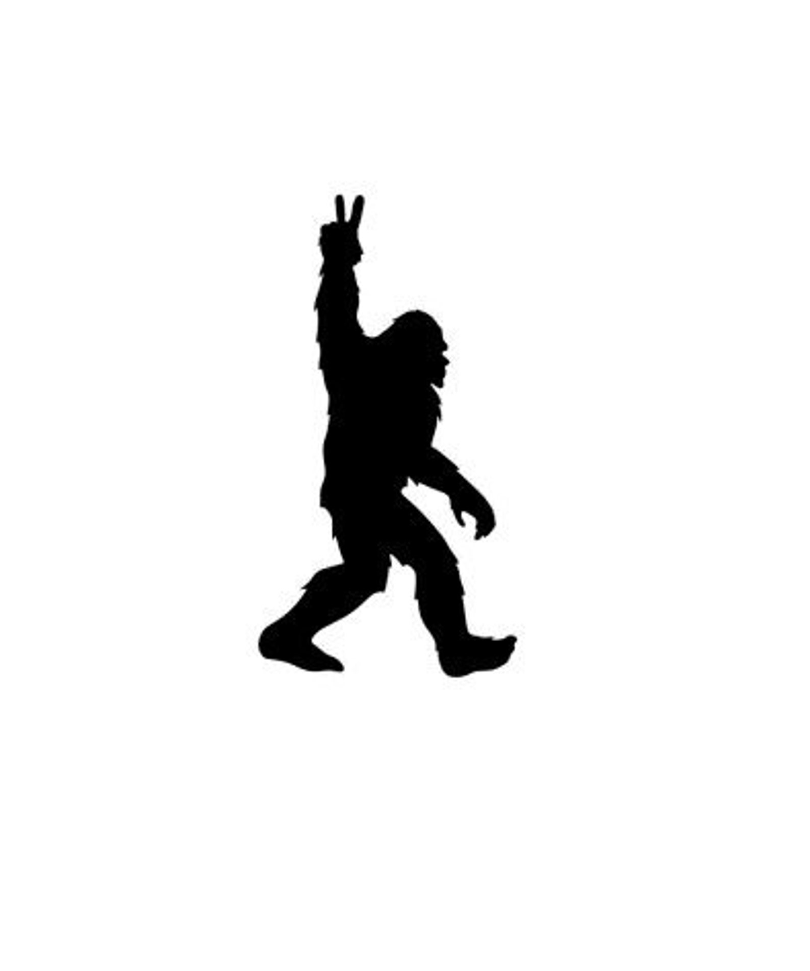 Big Foot Metal Sign Peace Big Foot Rock on Big Foot Sign Etsy UK