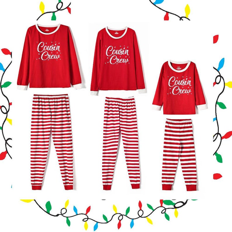Teens Christmas Pajamas Kids Matching Christmas Pajamas Etsy UK
