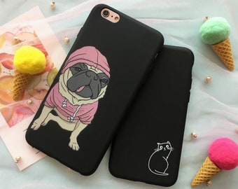 Leon The Professional Cartoon Lovely Couple Anime Leon Tilda Phone Case iPhone 12 Pro 12 Mini 7 8 Plus X XR XS Max 11 Pro Max Silicon Rubber