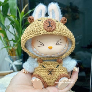 Labubu clothes capybara