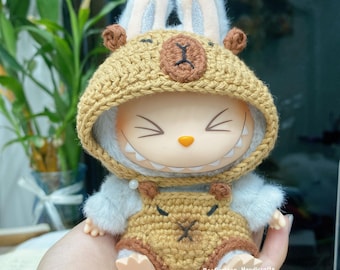 Labubu clothes capybara