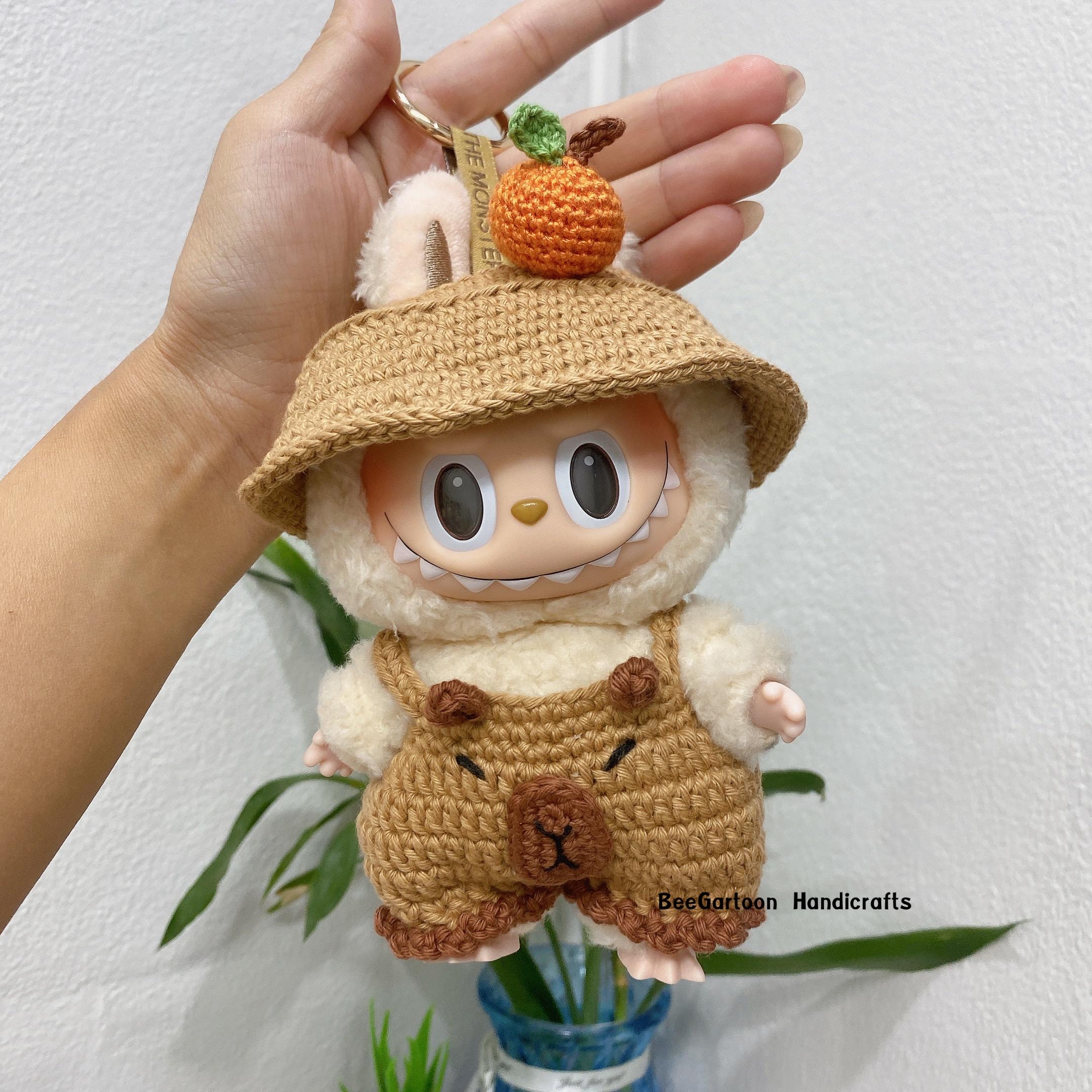 Labubu clothes capybara