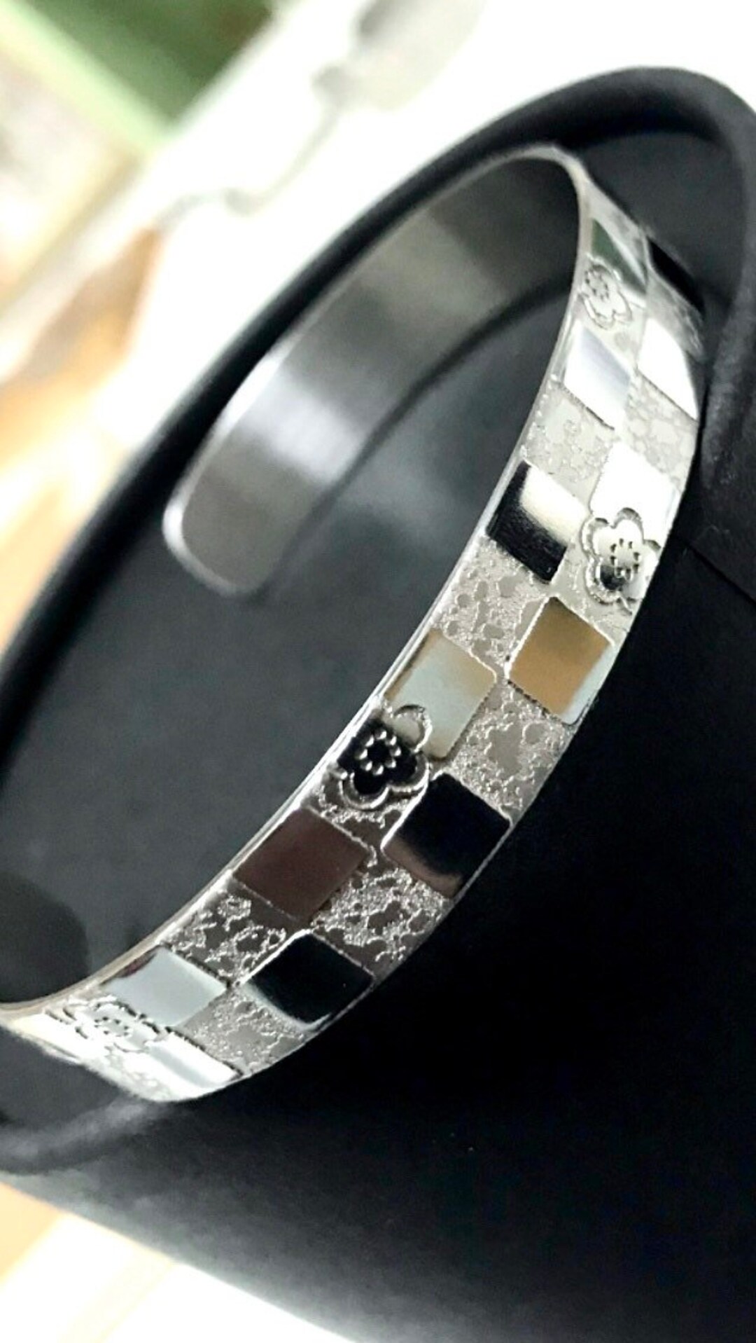 Spring Bangles Japanese Pattern Spring Design Bangle - Etsy