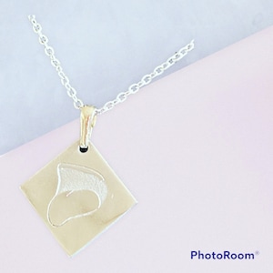 Tongue out pendant Cartoon design pendant Stainless steel accessories