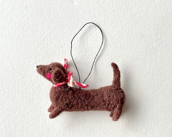 Dachshund volume needle felting kit - needle felting kit to create a dog in 3D