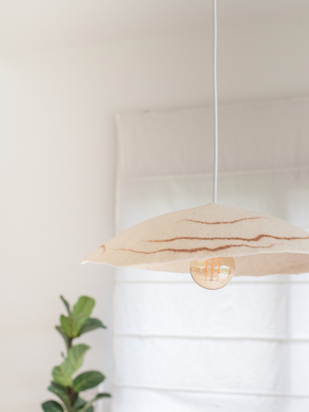 Tapis en feutre naturel et laine bouillie
