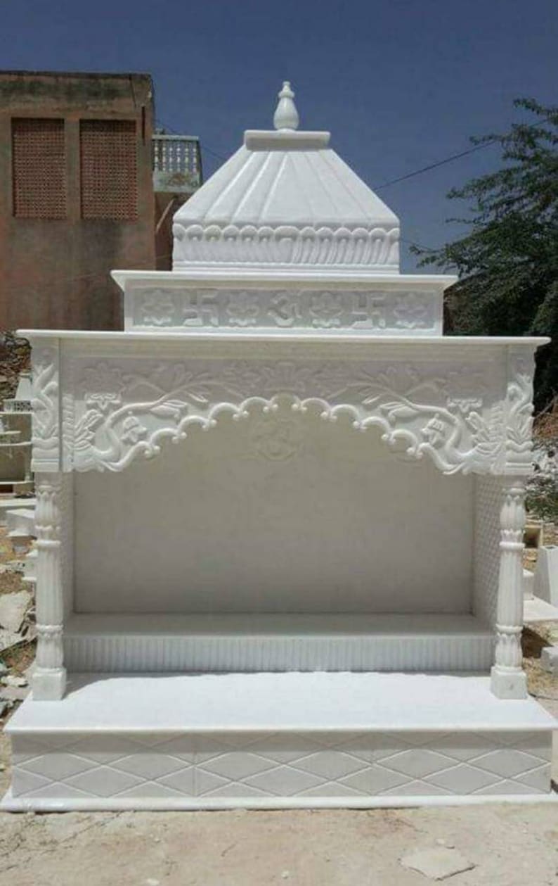Marble temple/Mandir for home/ temple for home Etsy
