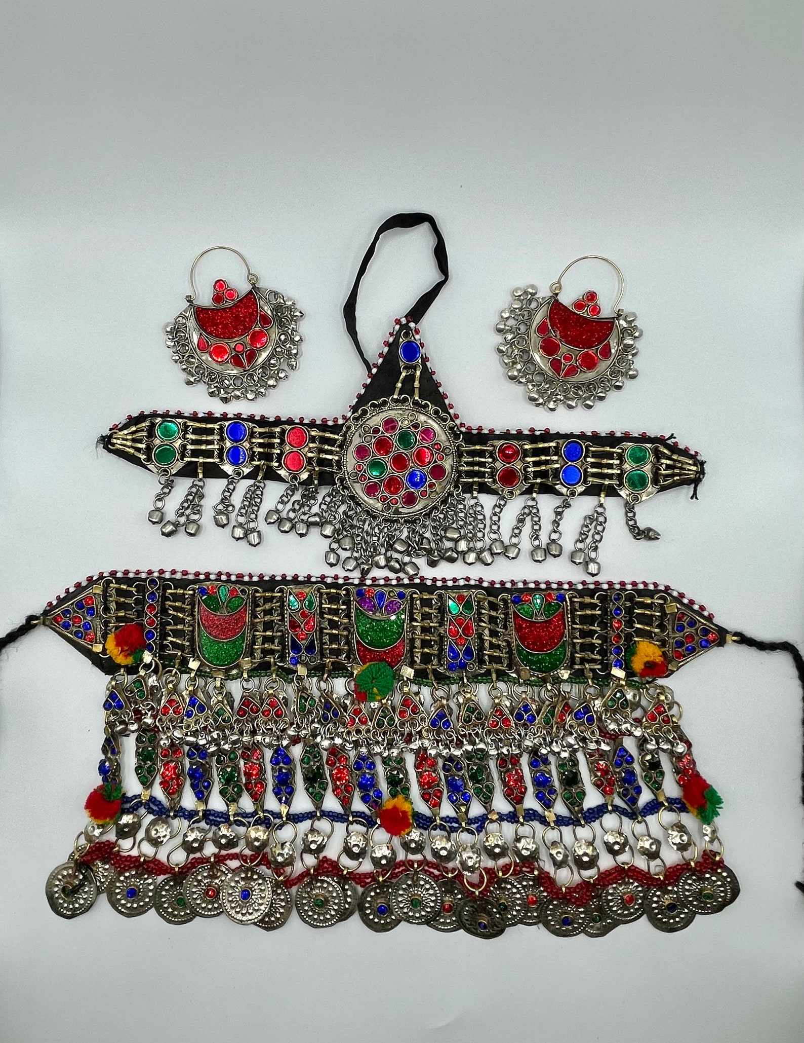 Afghan jewelry full set 007 Etsy