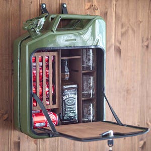 Handmade Jerry Can Mini Bar | Jerry Can Bar | Gift For Husband | Jerry Can Christmas | Gift For Him Anniversary Retirement gift for men