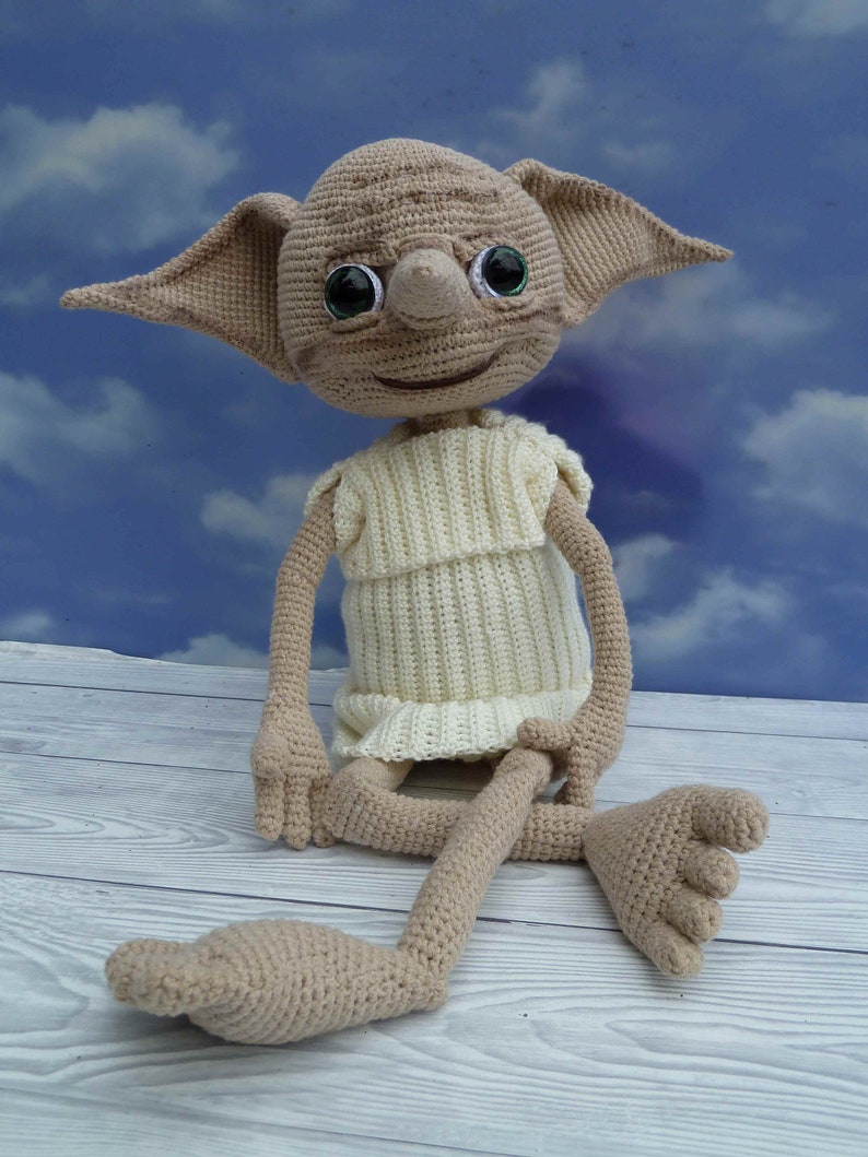 DOBBY Crochet Pattern, Amigurumi, Elf, English, Czech Pattern PDF ...
