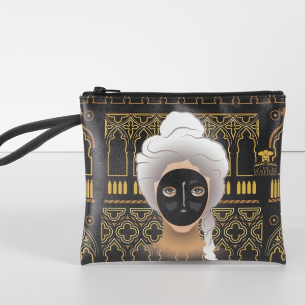 Pochette Ecopelle Moretta Maschera Venezia