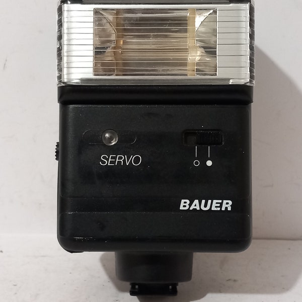 Camera FLASH Bauer servo E528B vintage photography equipment German Made.