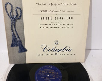 Vinyl LP record - Debussy - La boite a joujoux / Children's corner - Cluytens