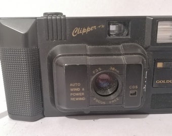 Goldline Clipper A7 AF 35mm Point & Shoot Film Camera Working Order Lomo Retro