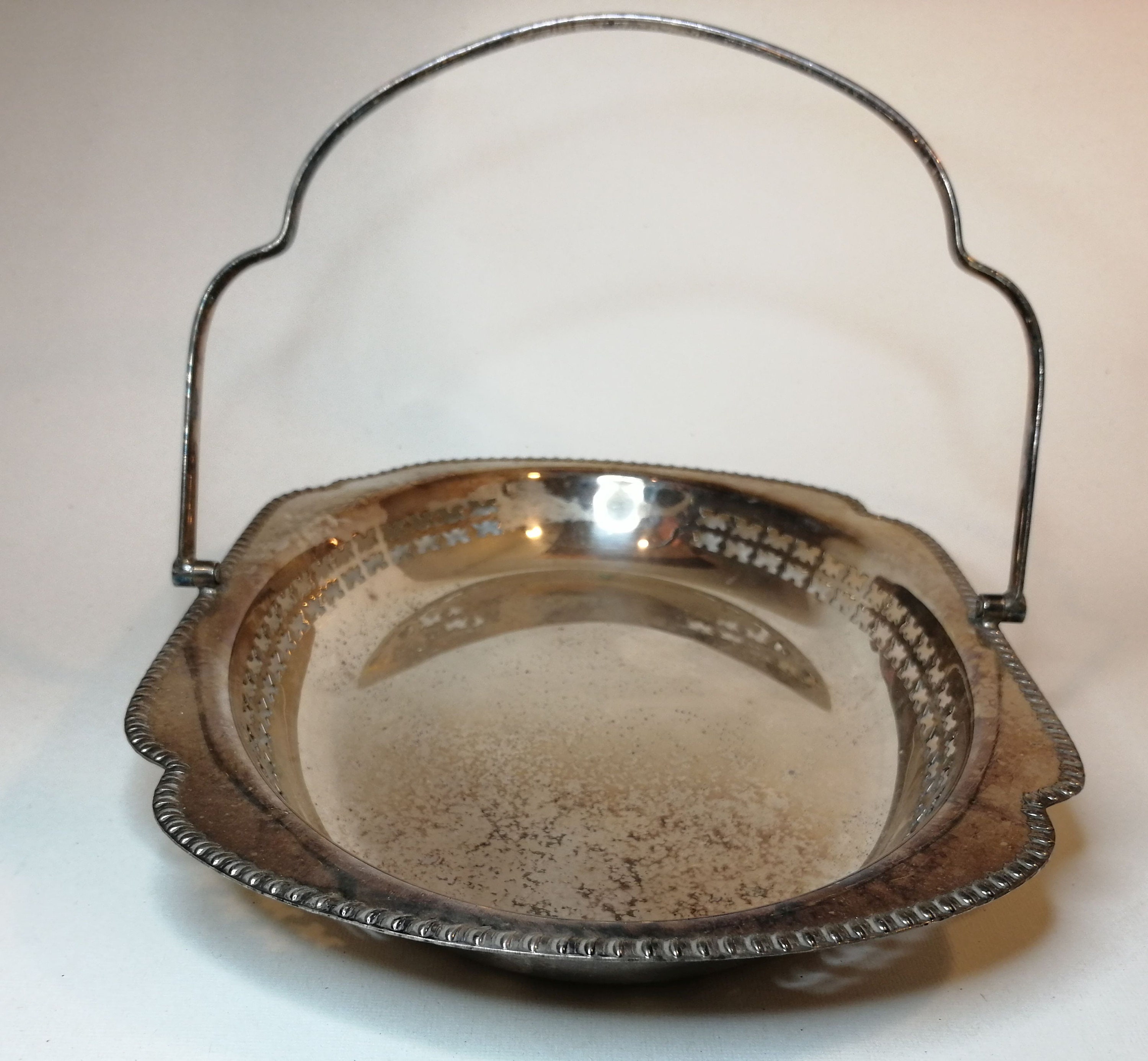 Handled Silver Plate/epns Serving Tray Birmingham Handicrafts Etsy Sweden