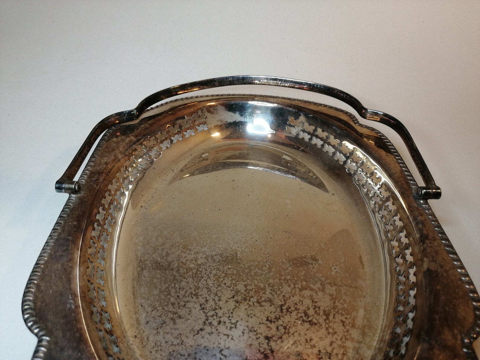 Handled Silver Plate/Epns Serving tray Birmingham handicrafts Etsy