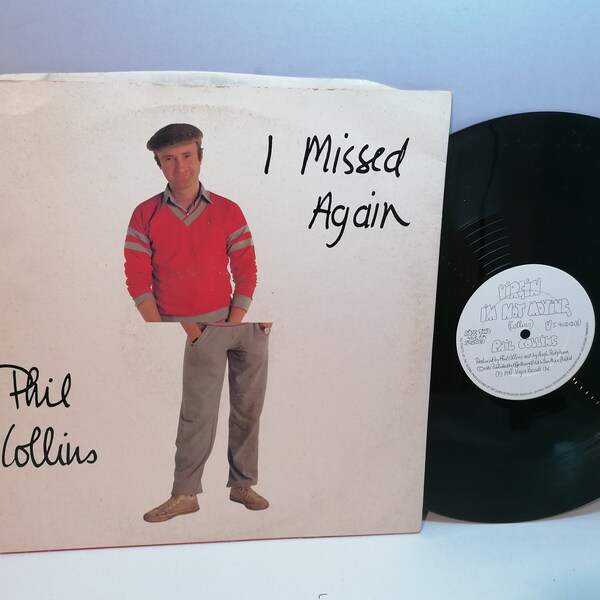 Schallplatte LP Musik Phil Collins I Missed Wieder 12" Schallplatte Single UK 3 Tracks Popmusik der 1980er Jahre