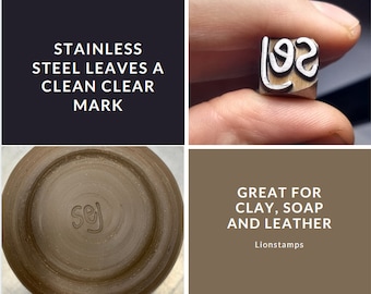 Custom Leather, Soap, Pottery and Ceramic Stamp Custom Stainless Steel Stamp
