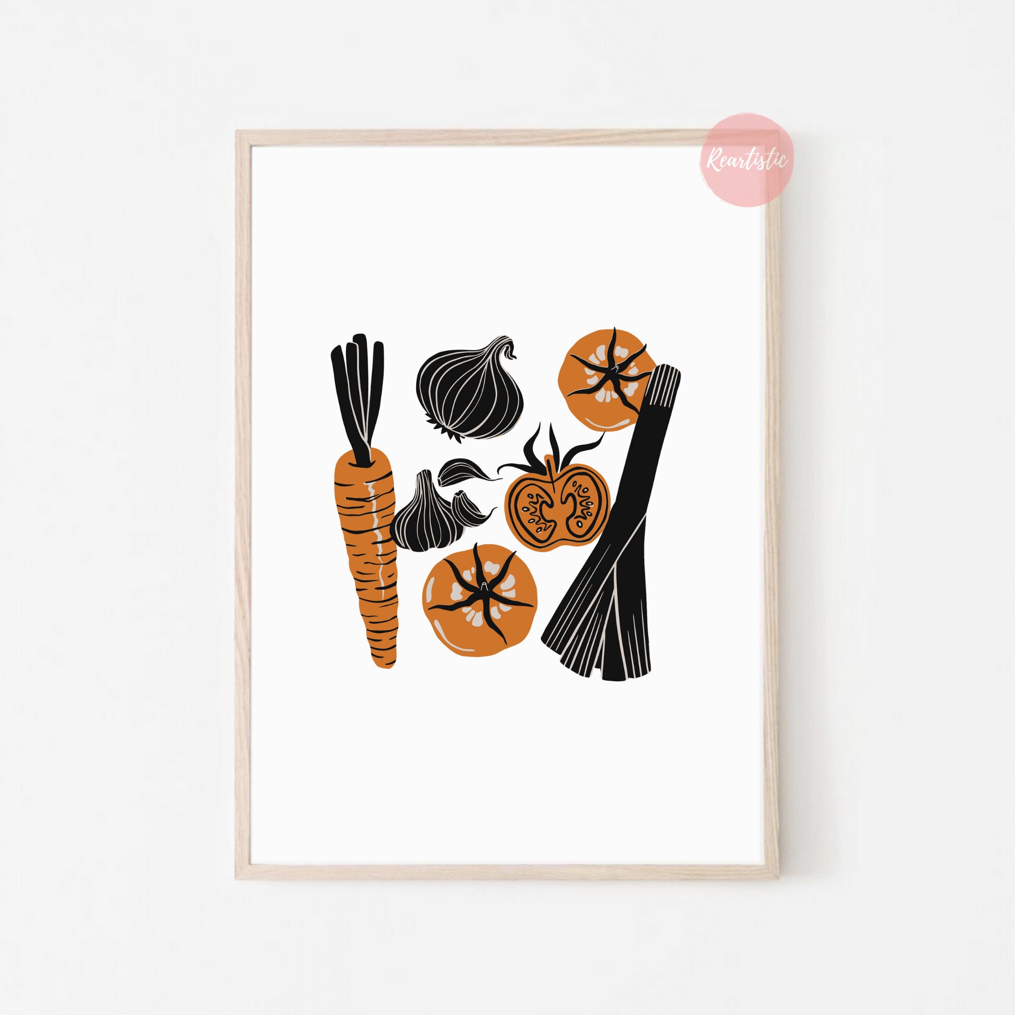 Impresión de la cocina decoración de la cocina arte de la | Etsy