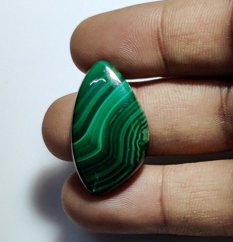 Natural Malachite Cabochon Gemstone
