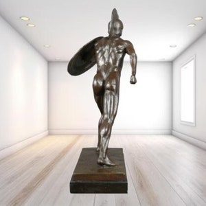 The Roman Gladiator - Bronze statue