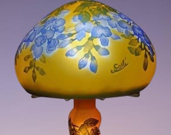 フランスアールヌーボー様式　ランプ　キノコ 現在、この商品の在庫はありません - Etsy