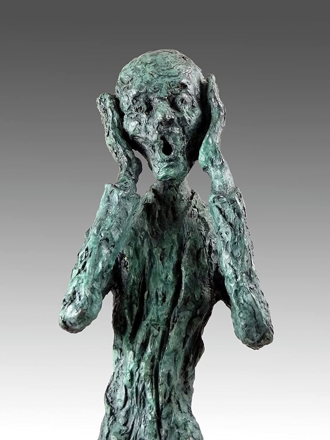 Statue Le Cri D Apres Munch Statue Bronze/The Scream