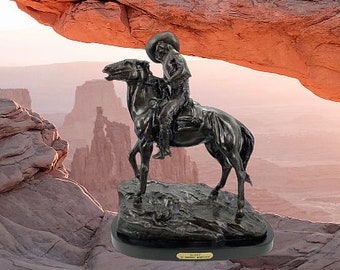 Scout By F.Remington bronze statue