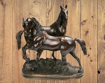 CHEVAUX sculpture bronze